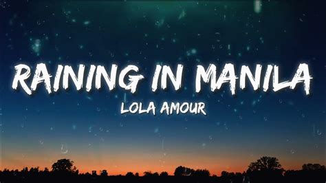 rapbeh ninong|Lola Amour – Raining In Manila Lyrics .